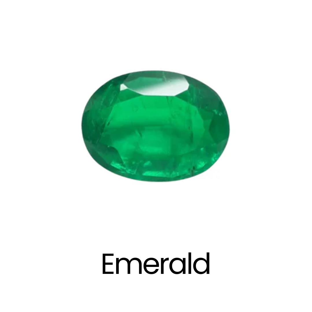 Natural Emerald gemstone oval cut certified Panna for Mercury astrology Kolkata